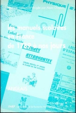 Les manuels scolaires en France de 1789 à nos jours. 8, Les manuels d'anglais