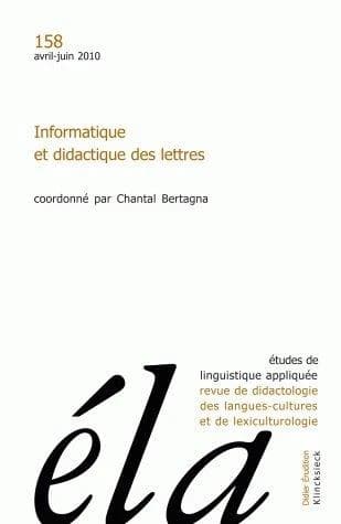 Etudes de linguistique appliquee