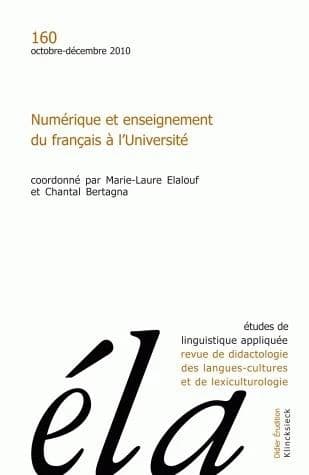 Numérique et enseignement du français à l'Université