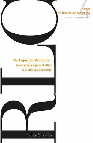 Revue de littérature comparée n.344