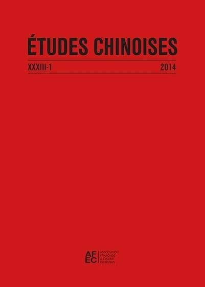 Revue Etudes chinoises n.33