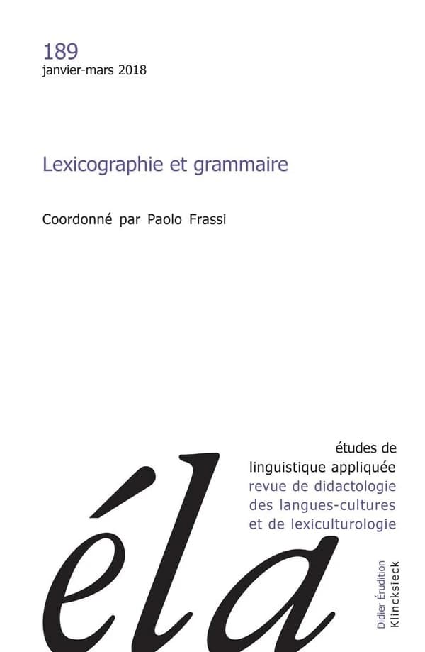 Etudes de Linguistiq