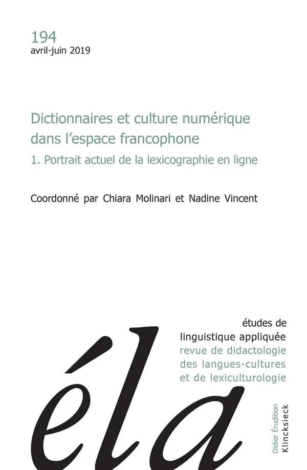 Études de linguistique appliquée