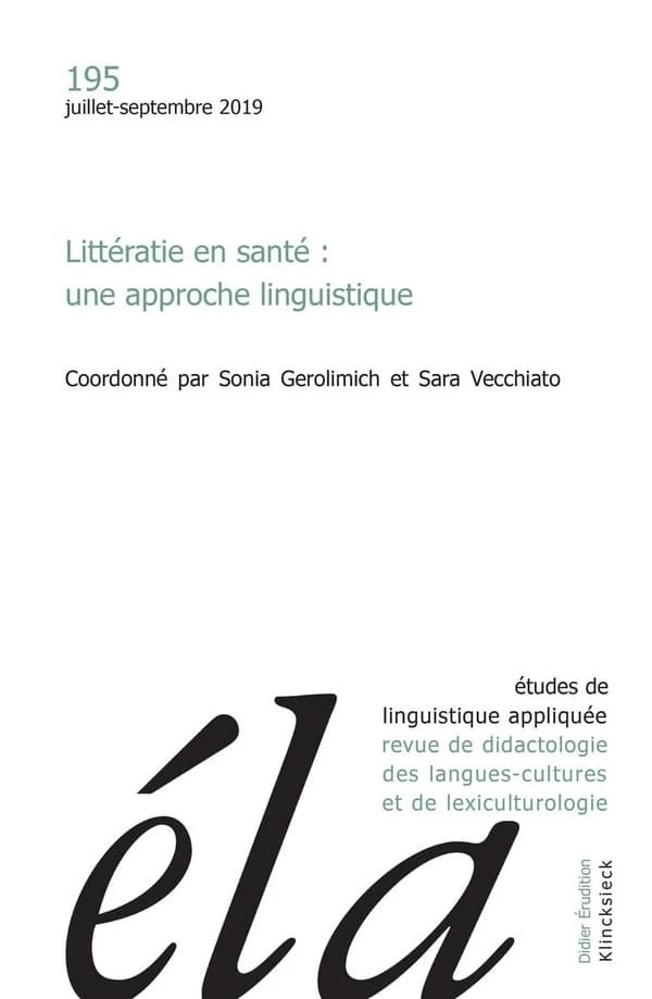 Littératie en santé : une approche linguistique