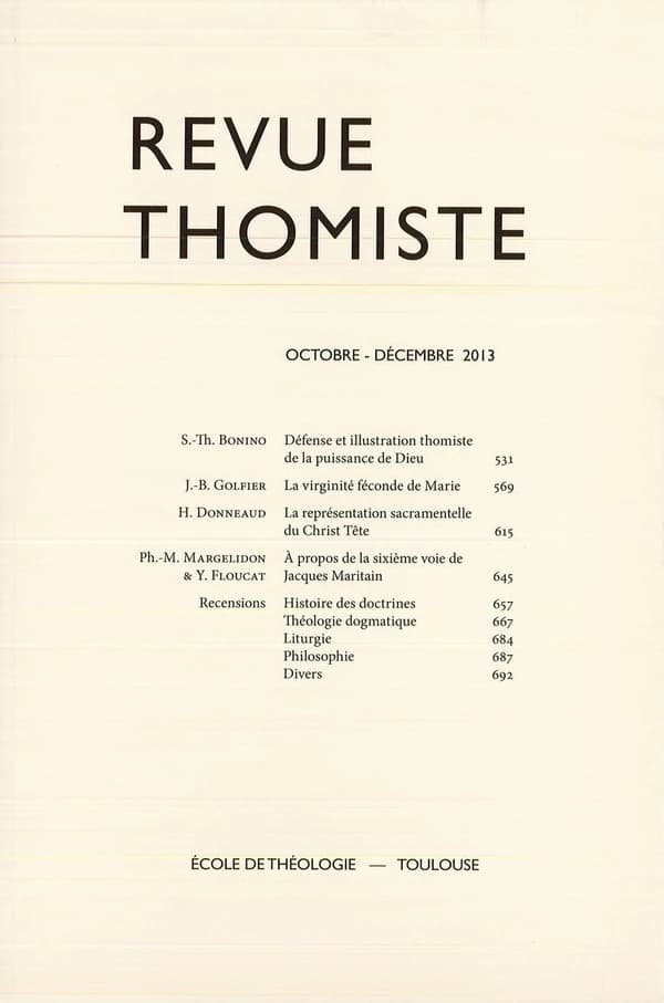 Revue thomiste