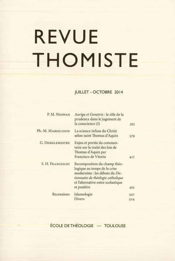 Revue Thomiste - 3