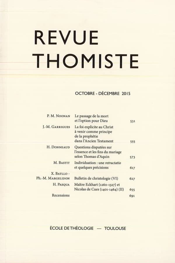 Revue thomiste