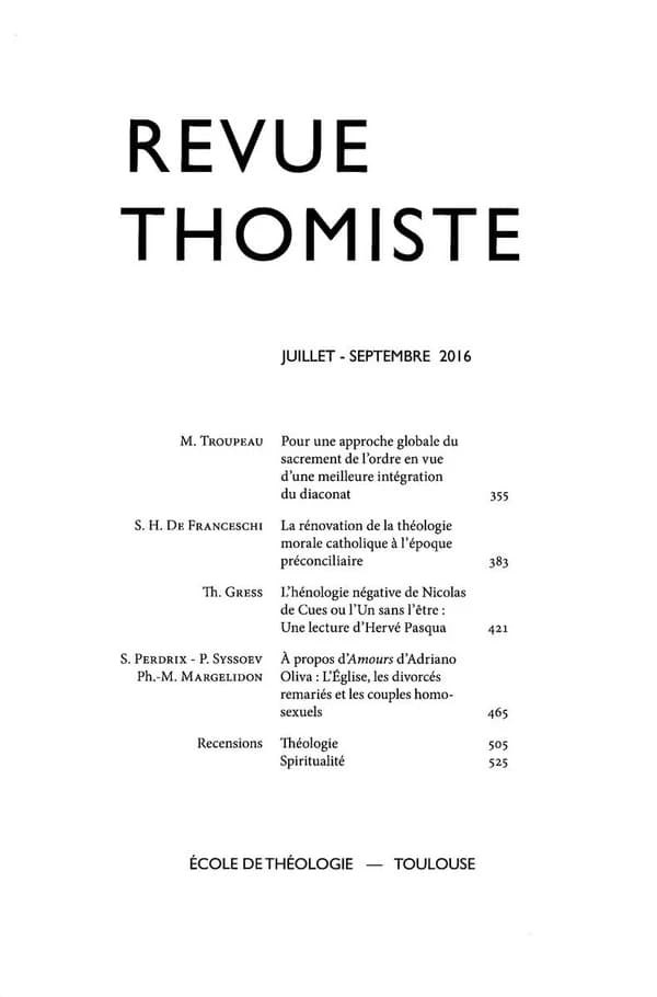 Revue thomiste