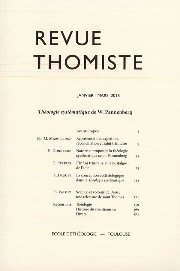 Revue Thomiste - 1