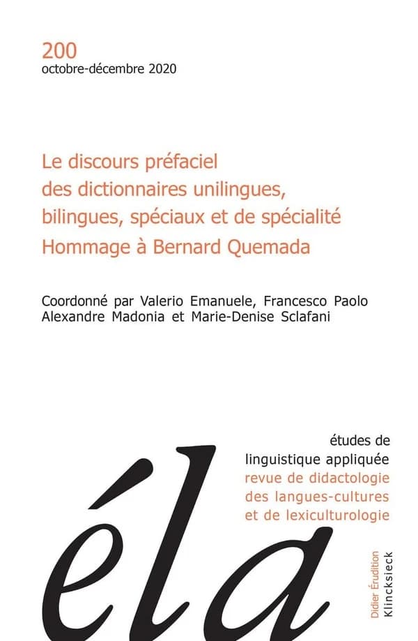 Études de linguistique appliquée