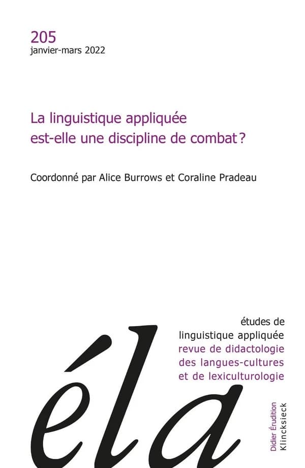 Etudes de linguistique appliquee