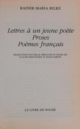 Lettres à un jeune poète