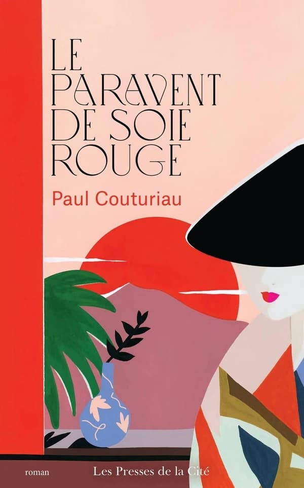 Le paravent de soie rouge : roman