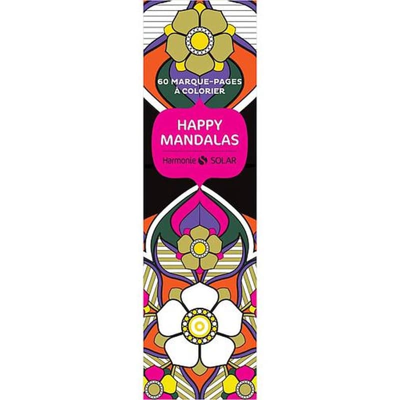 Marque page happy mandalas