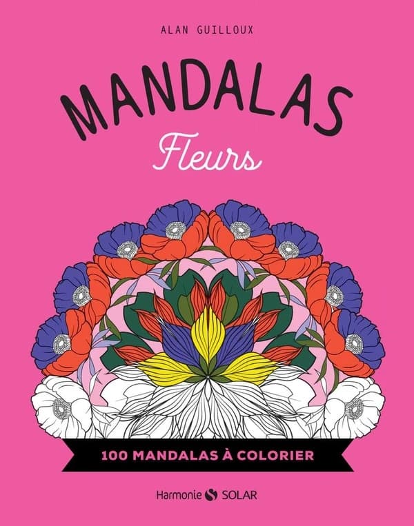 Mandalas : fleurs : [Album à colorier]