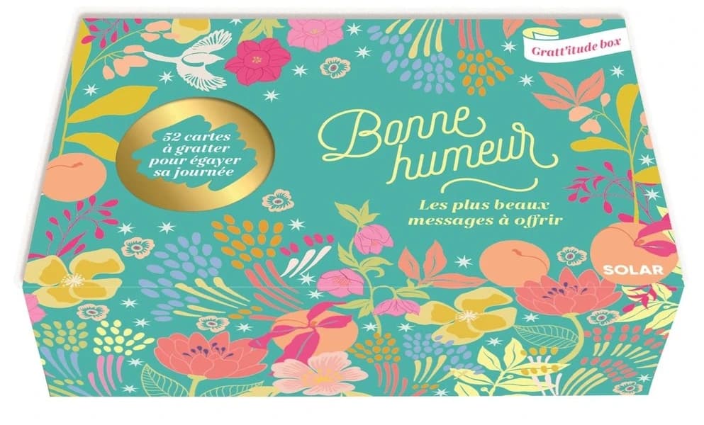 Gratt'itude Box : Bonne humeur : Les plus beaux messages à offrir : 52 cartes à gratter pour égayer sa journée