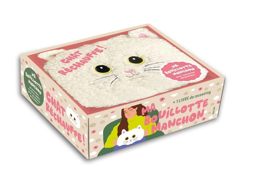 Ma bouillotte manchon : Chat réchauffe !