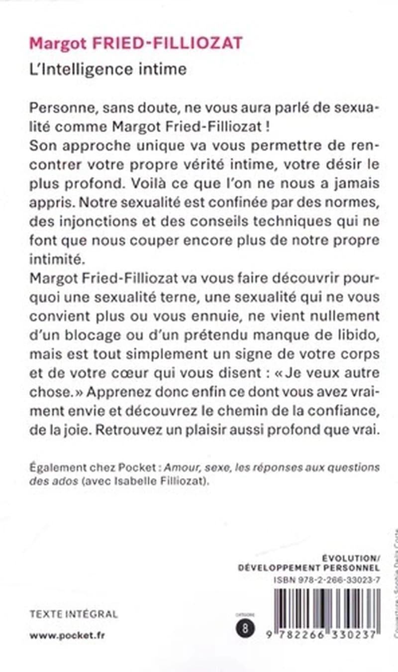 L'intelligence intime : libérez votre désir et inventez votre sexualité