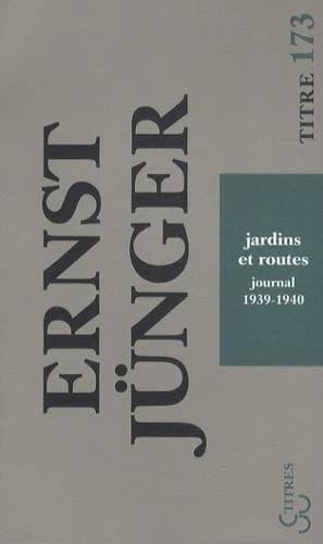 Jardins et routes : journal 1939-1940