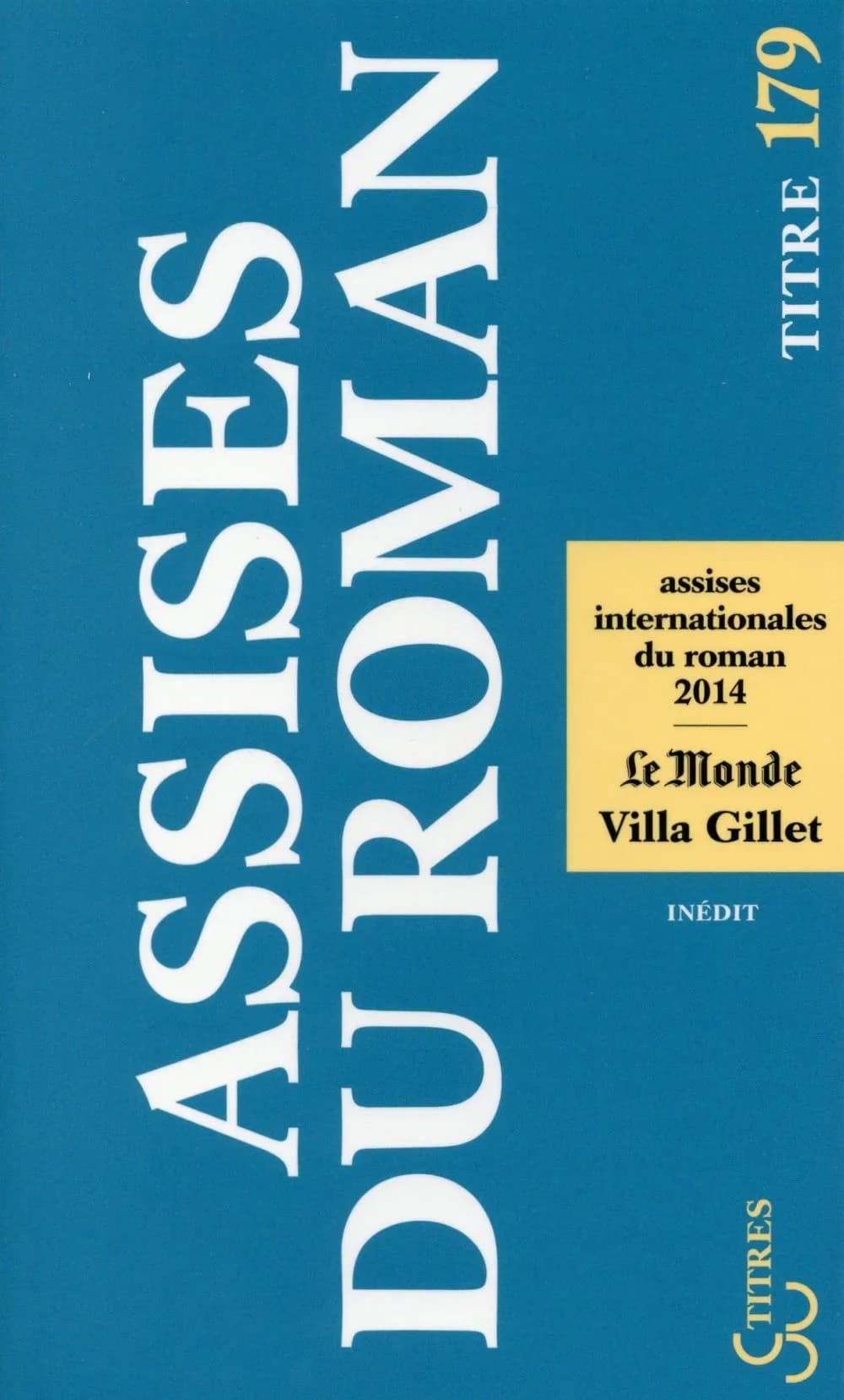 Les assises internationales du roman 2014