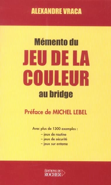 Mémento du jeu de la couleur au bridge