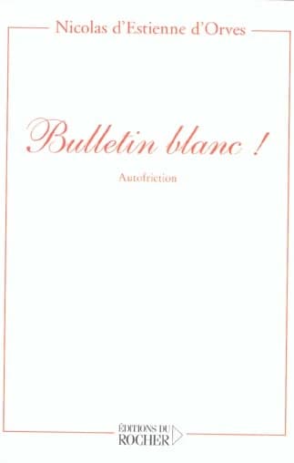 Bulletin blanc ! : autofriction