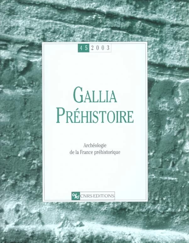 Gallia préhistoire n.45