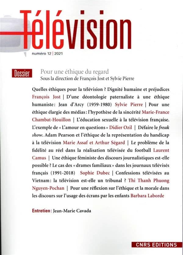 Télévision n.12 : pour une éthique du regard