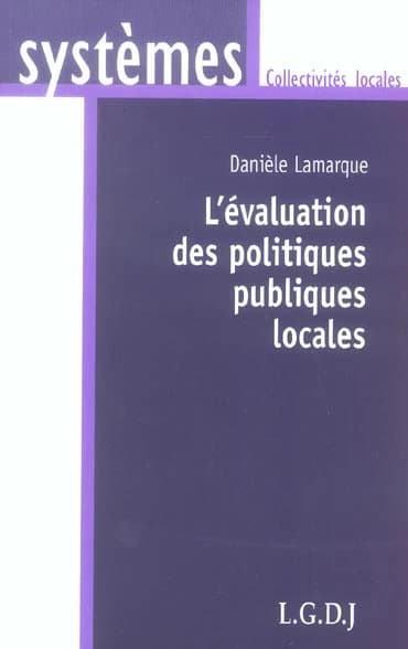 L'évaluation des politiques publiques locales