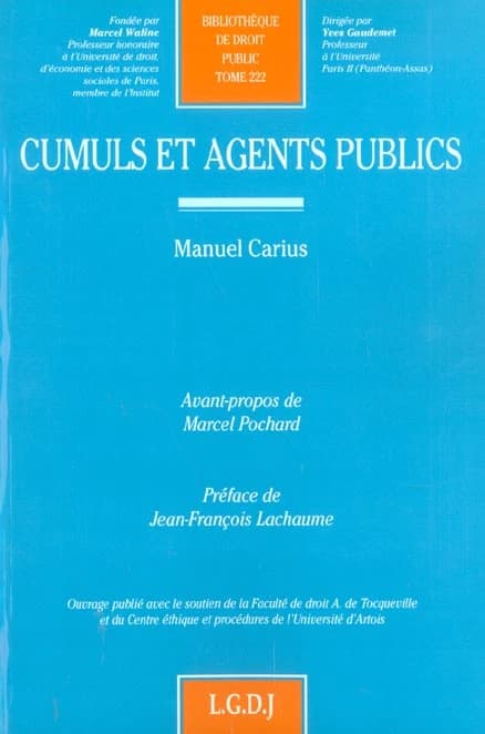 Cumuls et agents publics