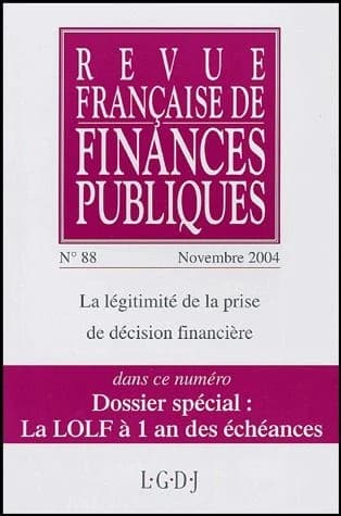 La légitimité de la prise de décision financière