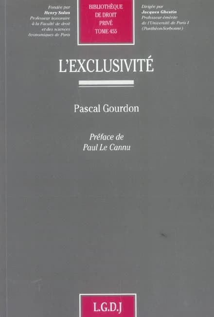 L'exclusivité