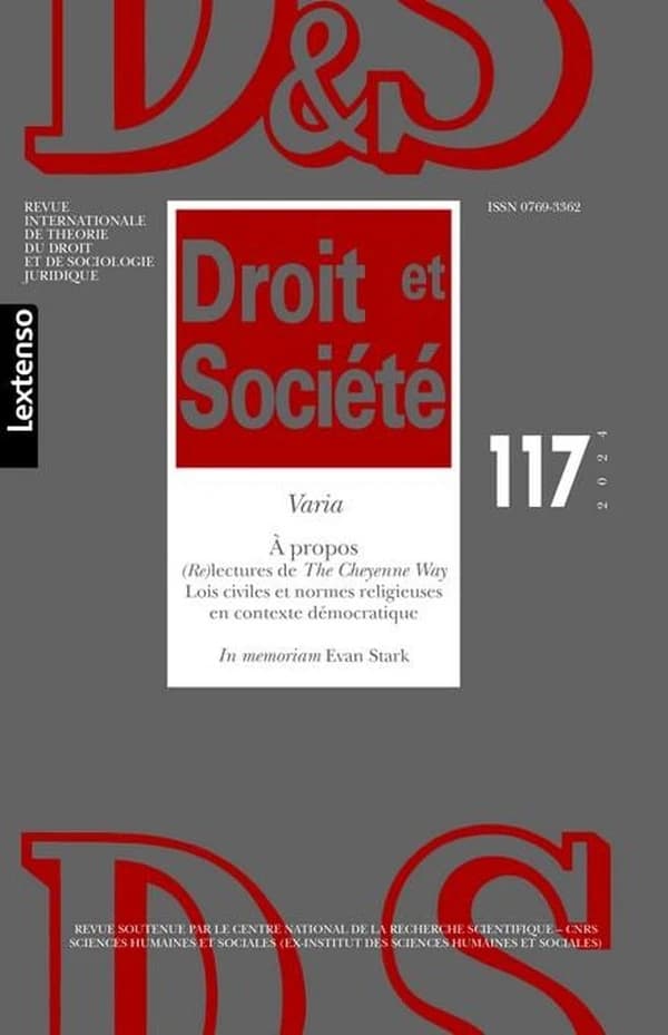 Revue droit et société Tome 117 : Varia