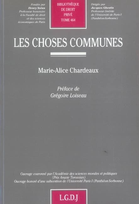 Les choses communes