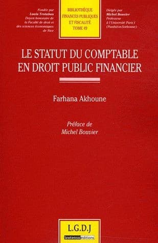 Le statut du comptable en droit public financier