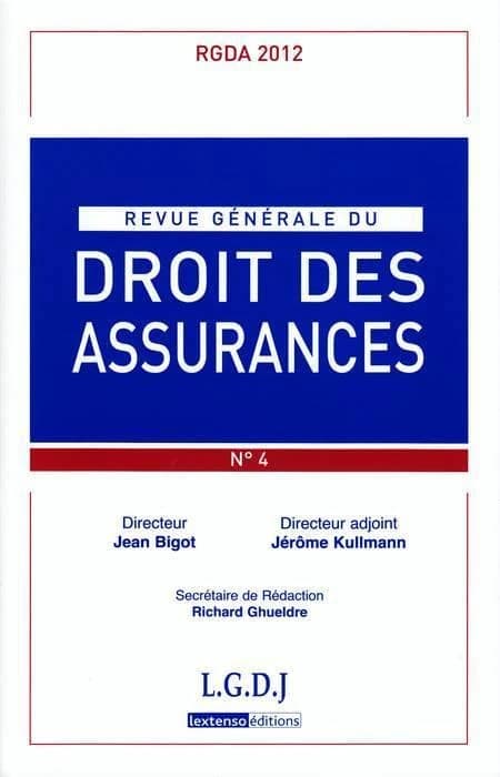 Revue generale de droit des assurances n  4