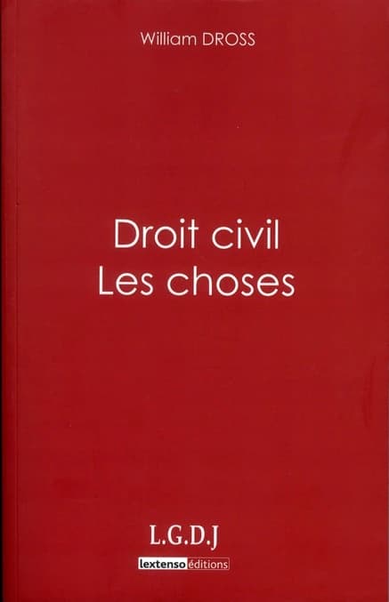 Droit civil, les choses