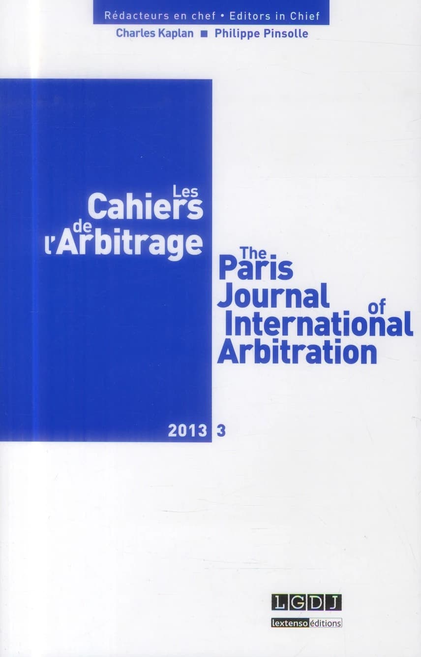 Les cahiers de l'arbitrage n.3
