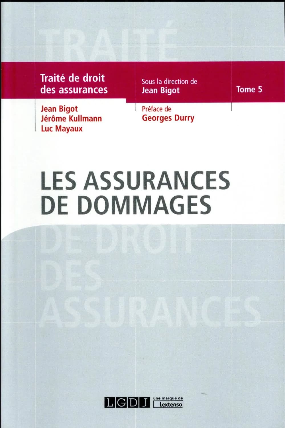 Les assurances de dommages