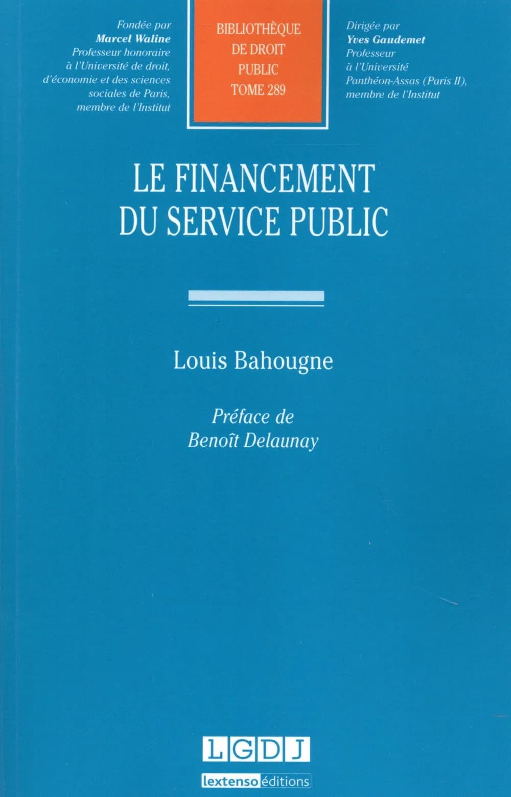 Le financement du service public