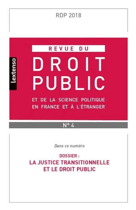 Revue du droit public n.2018