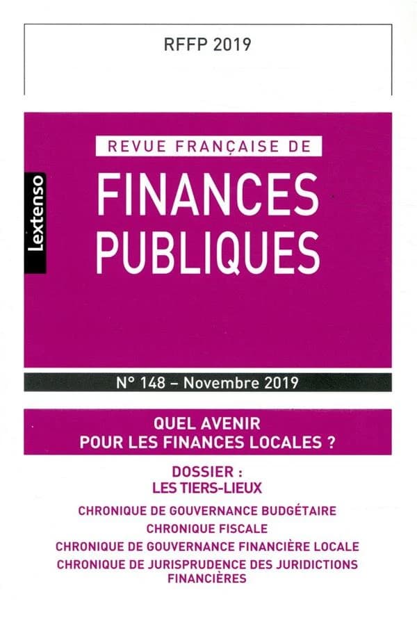 Revue française de finances publiques n.148 : quel avenir pour les finances locales ?