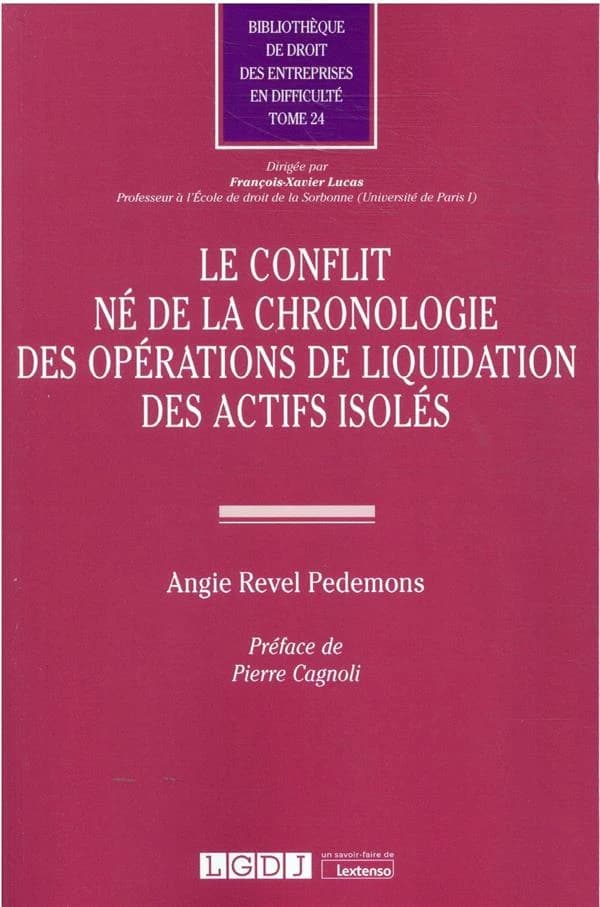 Le conflit né de la chronologie des opérations de liquidation des actifs isolés