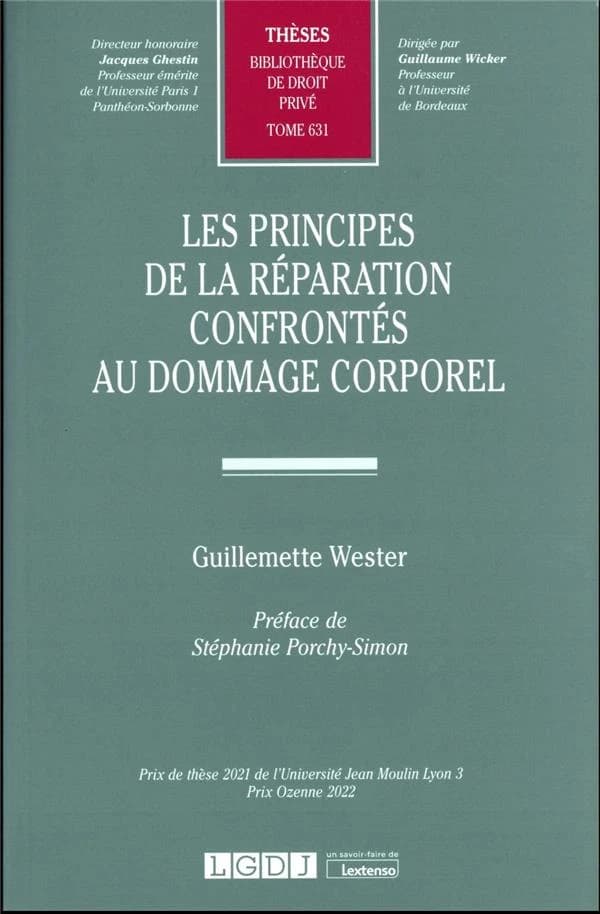 Les principes de la réparation confrontés au dommage corporel