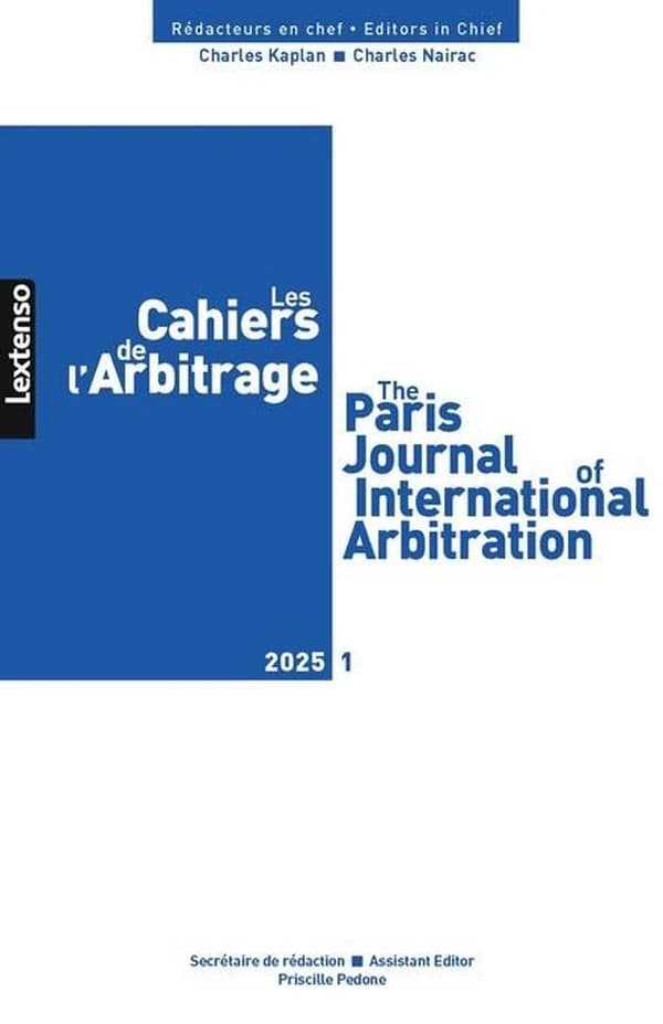 Les cahiers de l'arbitrage n.01