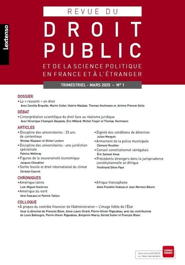 Revue du droit public n.1