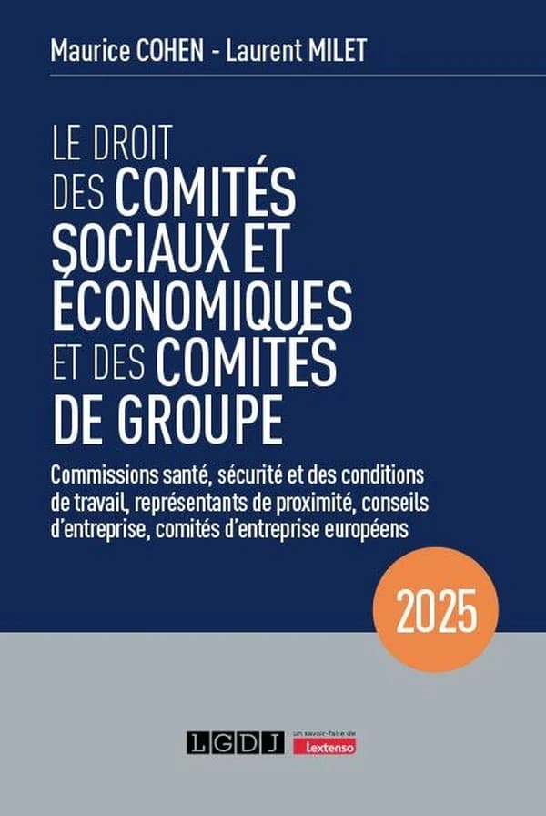 Le droit des comités sociaux et économiques et des comités de groupe : commissions santé, sécurité et des conditions de travail, représentants de proximité, conseils d'entreprise, comités d'entreprise européens (20e éd., revue et mise à jour des textes et