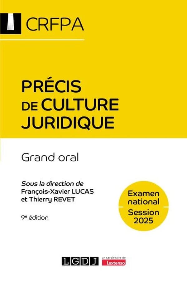 Précis de culture juridique (9e éd.) sous la direction de François-Xavier Lucas et Thierry Revet