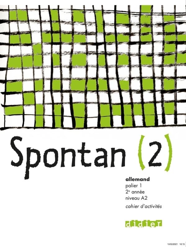 Spontan. (2) : allemand : palier 1, 2e année, niveau A2
