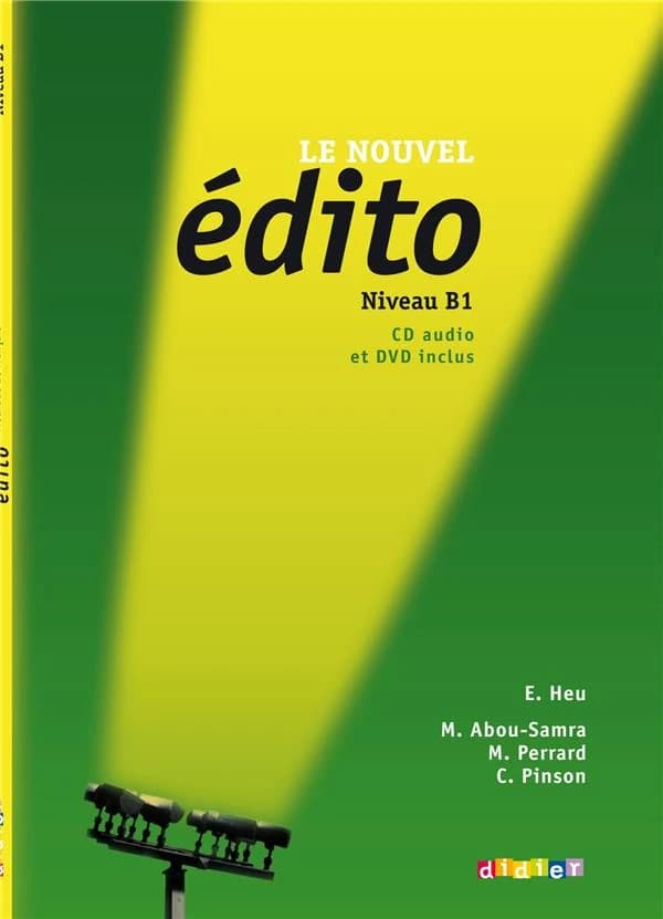 Le nouvel édito : niveau B1 : méthode de français